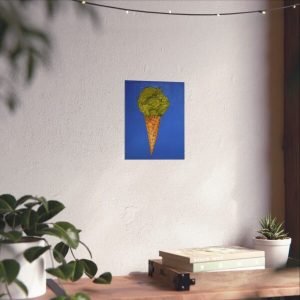 Green Tea Ice Cream Cone
