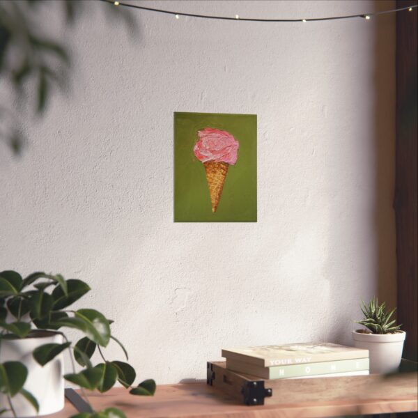 Peppermint Ice Cream Cone