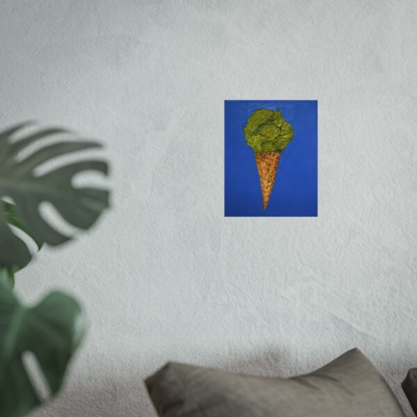 Green Tea Ice Cream Cone - Image 3