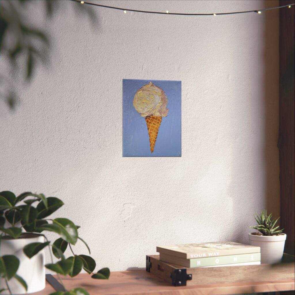 Vanilla Ice Cream Cone