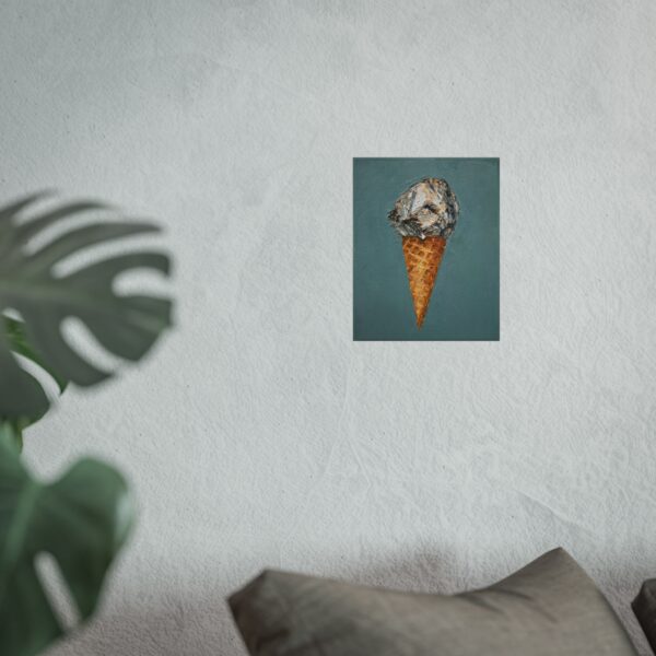Marble Fudge Ice Cream Cone - Image 3