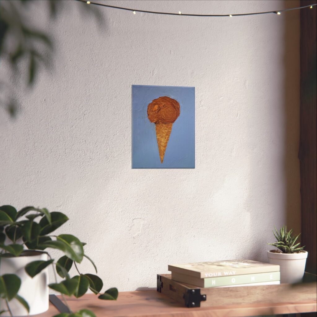 Peanut Butter Cup Ice Cream Cone