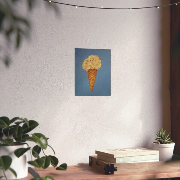 Coconut Ice Cream Cone