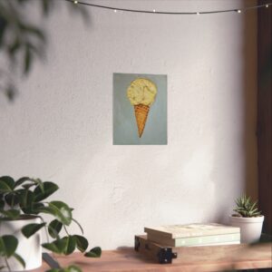 Toasted Almond Ice Cream Cone