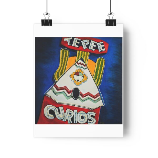 Tepee Motel vintage neon sign Giclée Art Print - Image 2