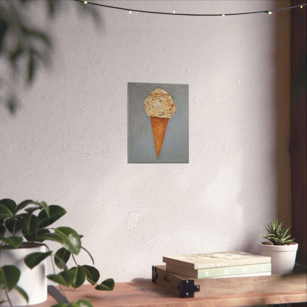 Chocolate Chip Ice Cream Cone