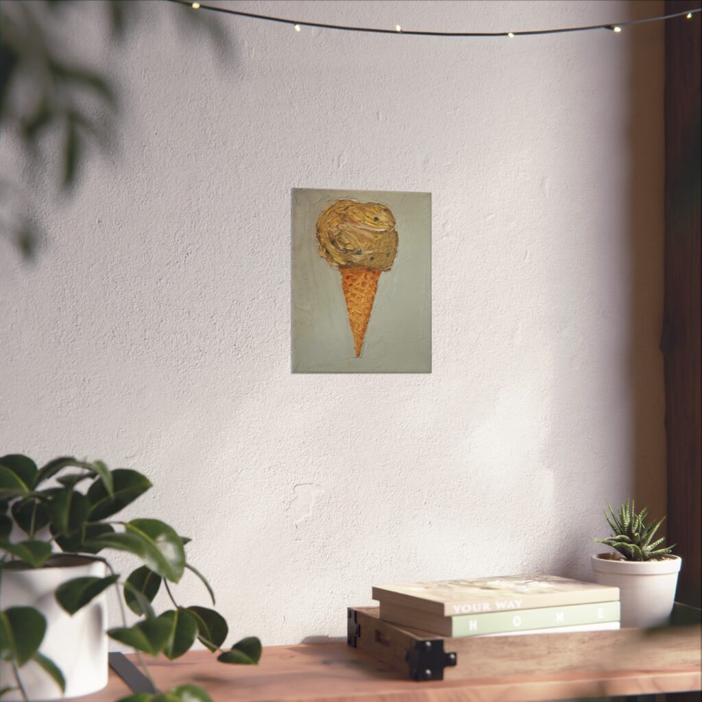 Espresso Chip Ice Cream Cone