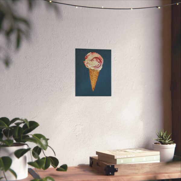 Strawberry Cheesecake Ice Cream Cone