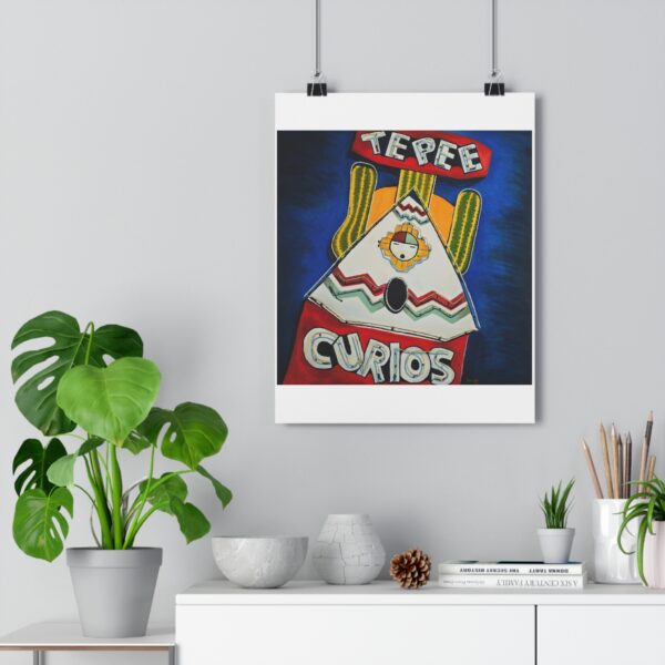 Tepee Motel vintage neon sign Giclée Art Print